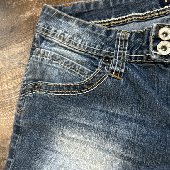 Angles Y2K vintage solid jeans size 13 double buttoned - Picture 7 of 10